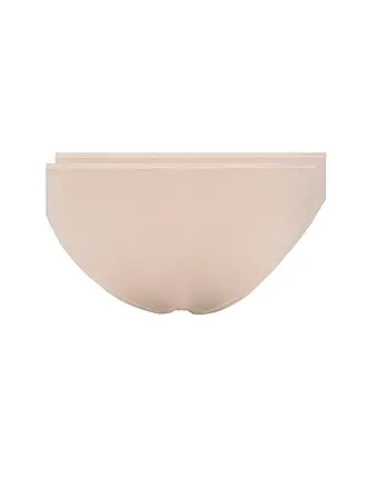 SKINY | Slip lot de 2 ADVANTAGE COTTON blanc | beige